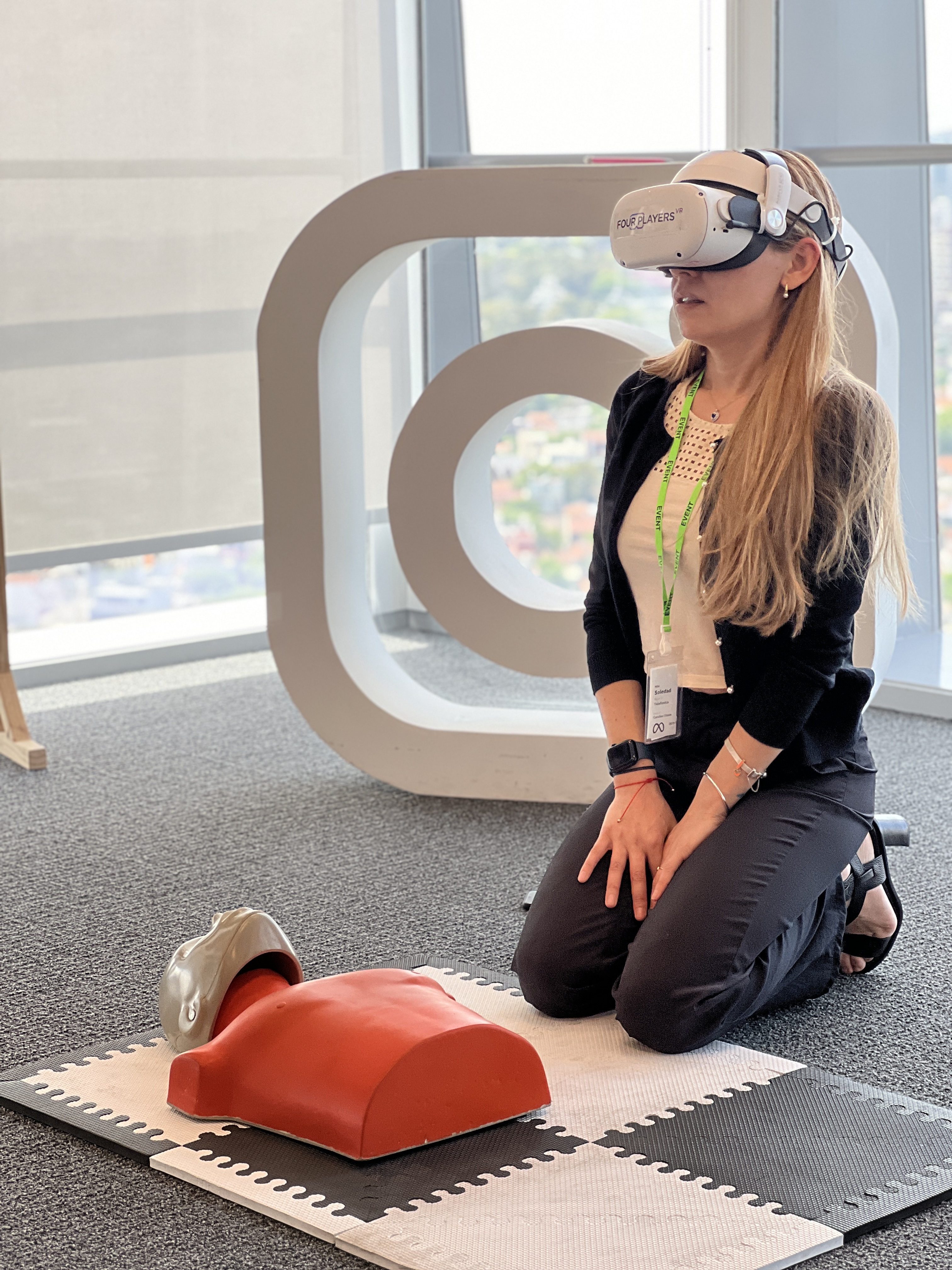 Simulación de RCP con realidad virtual
